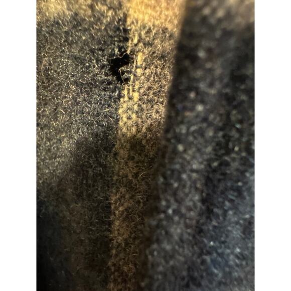 Vintage Pendleton Pearl Snap Shirt Blue Red White Wool High Grade Western Wear L - Picture 3 of 7